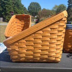 Longaberger Honey Brown Woven Basket